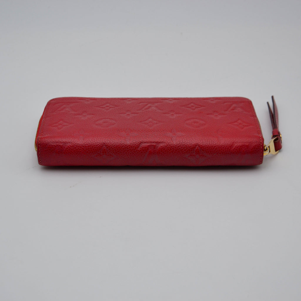 Portefeuille Louis Vuitton Zippy Continental Cuir Empreinte