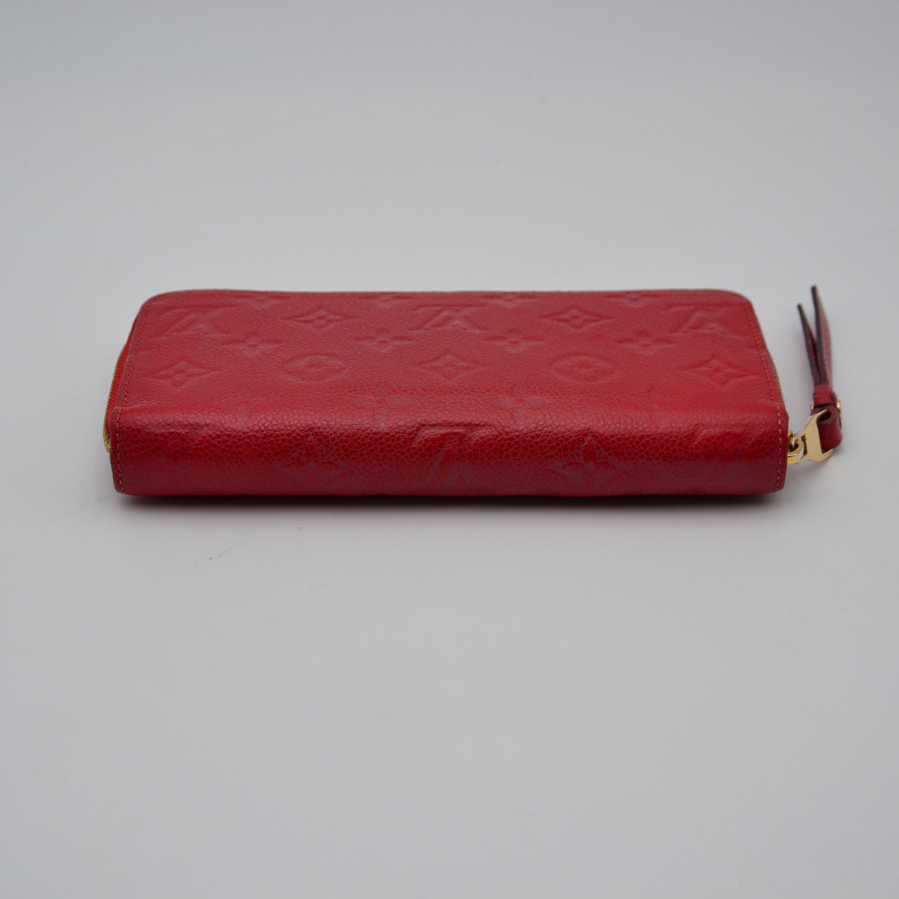 Portefeuille Louis Vuitton Zippy Continental Cuir Empreinte