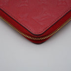 Portefeuille Louis Vuitton Zippy Continental Cuir Empreinte