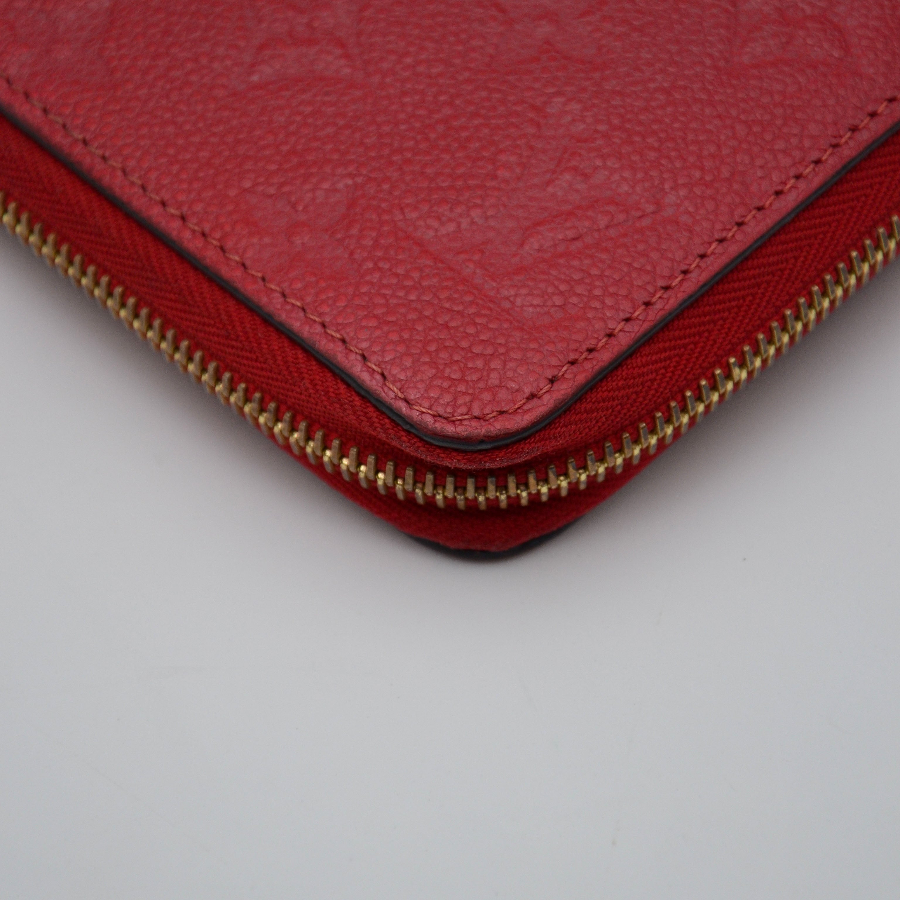 Portefeuille Louis Vuitton Zippy Continental Cuir Empreinte