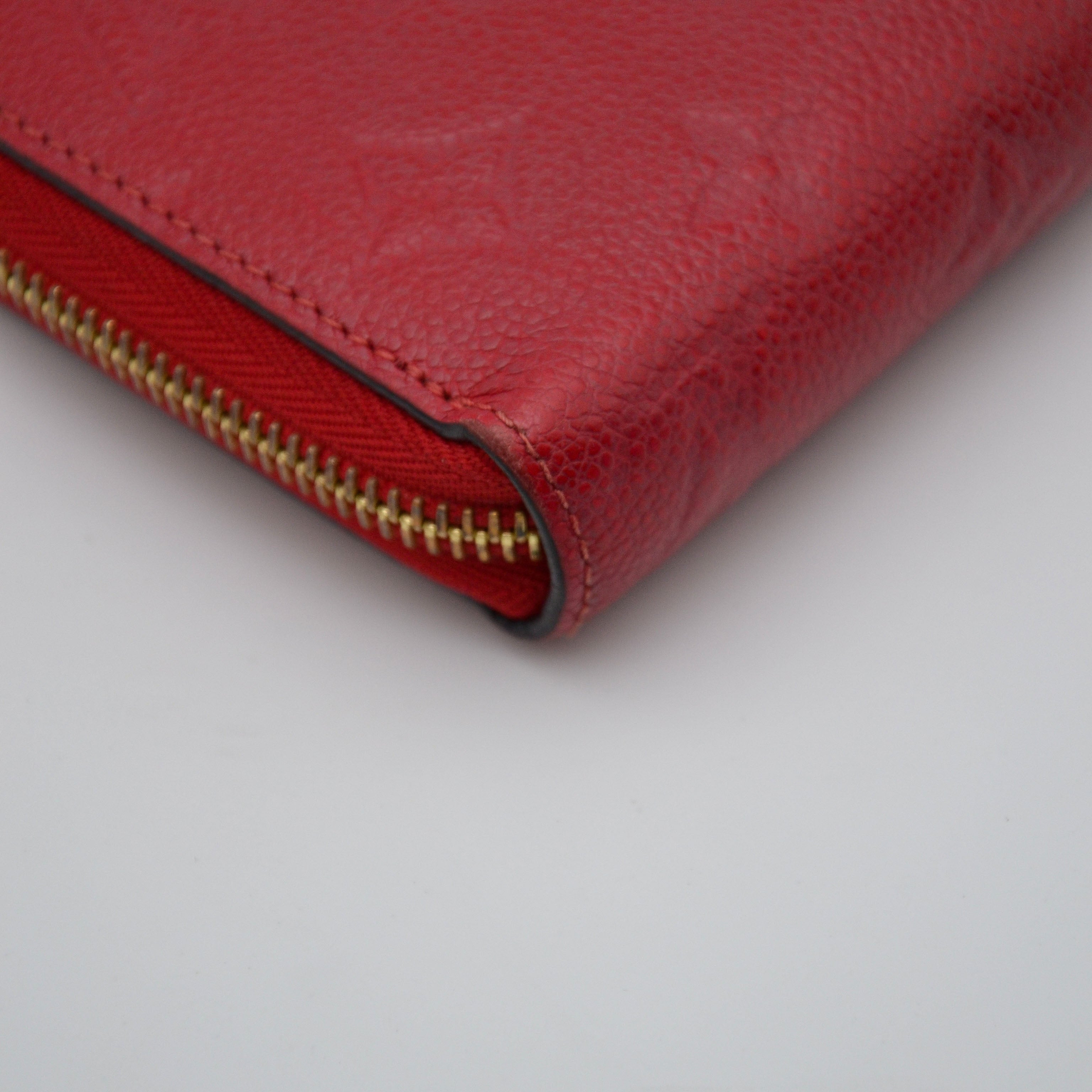 Portefeuille Louis Vuitton Zippy Continental Cuir Empreinte