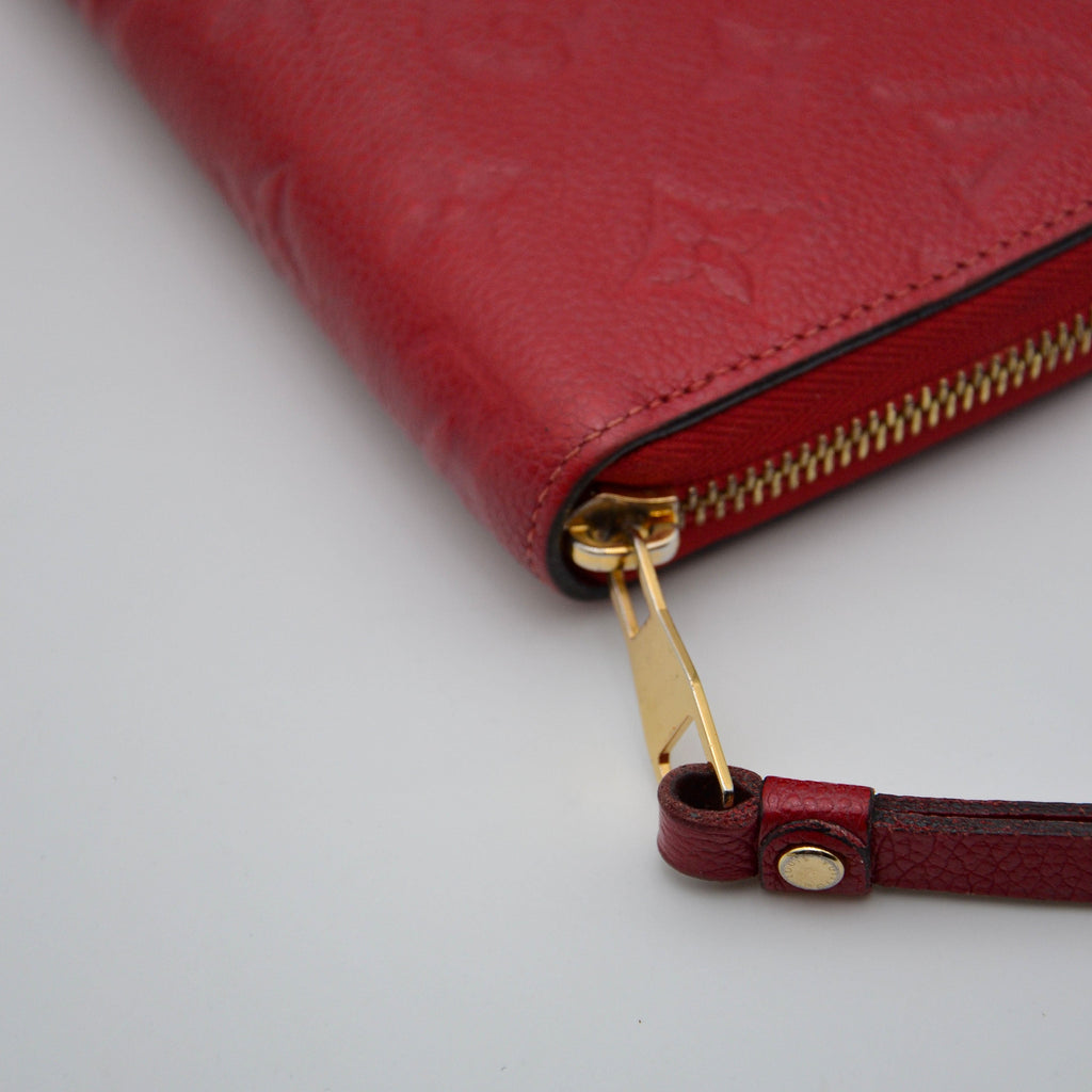 Portefeuille Louis Vuitton Zippy Continental Cuir Empreinte