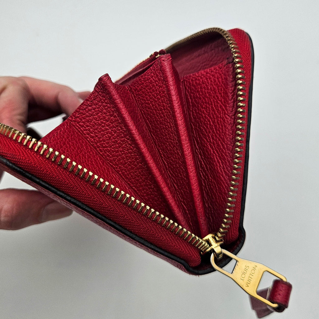 Portefeuille Louis Vuitton Zippy Continental Cuir Empreinte