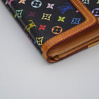 Louis Vuitton Murakami Multicolour Black Wallet