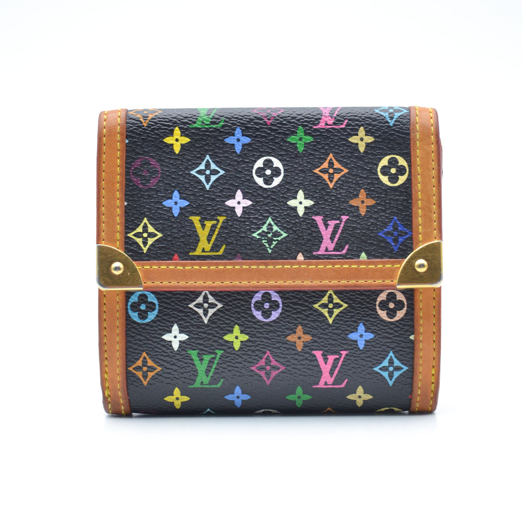 Louis Vuitton Murakami Multicolour Black Wallet