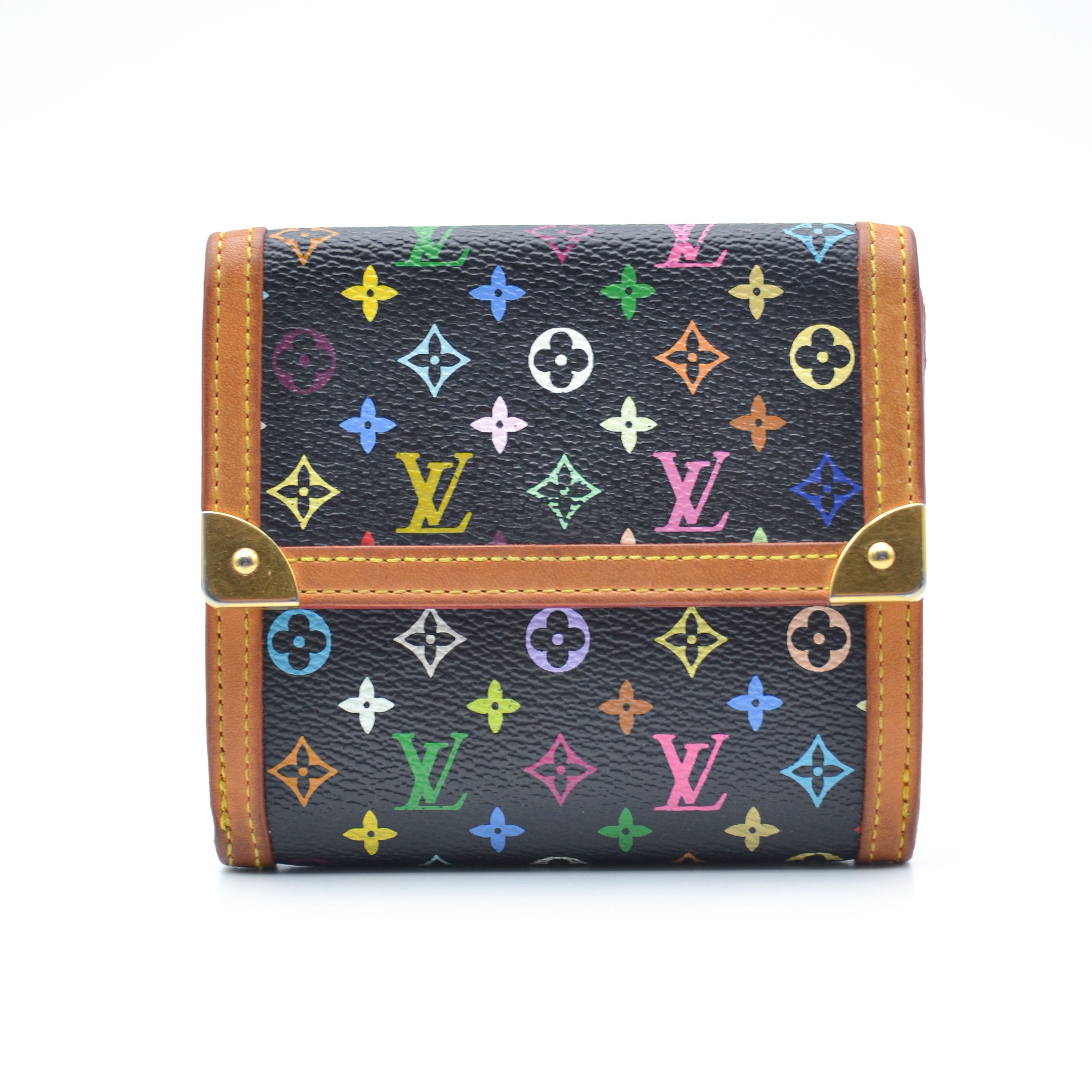 Louis Vuitton Murakami Multicolour Black Wallet
