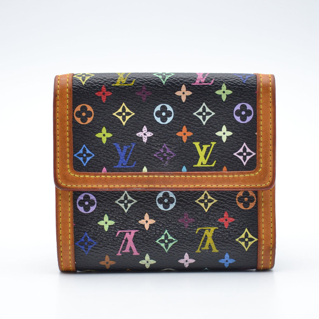 Louis Vuitton Murakami Multicolour Black Wallet