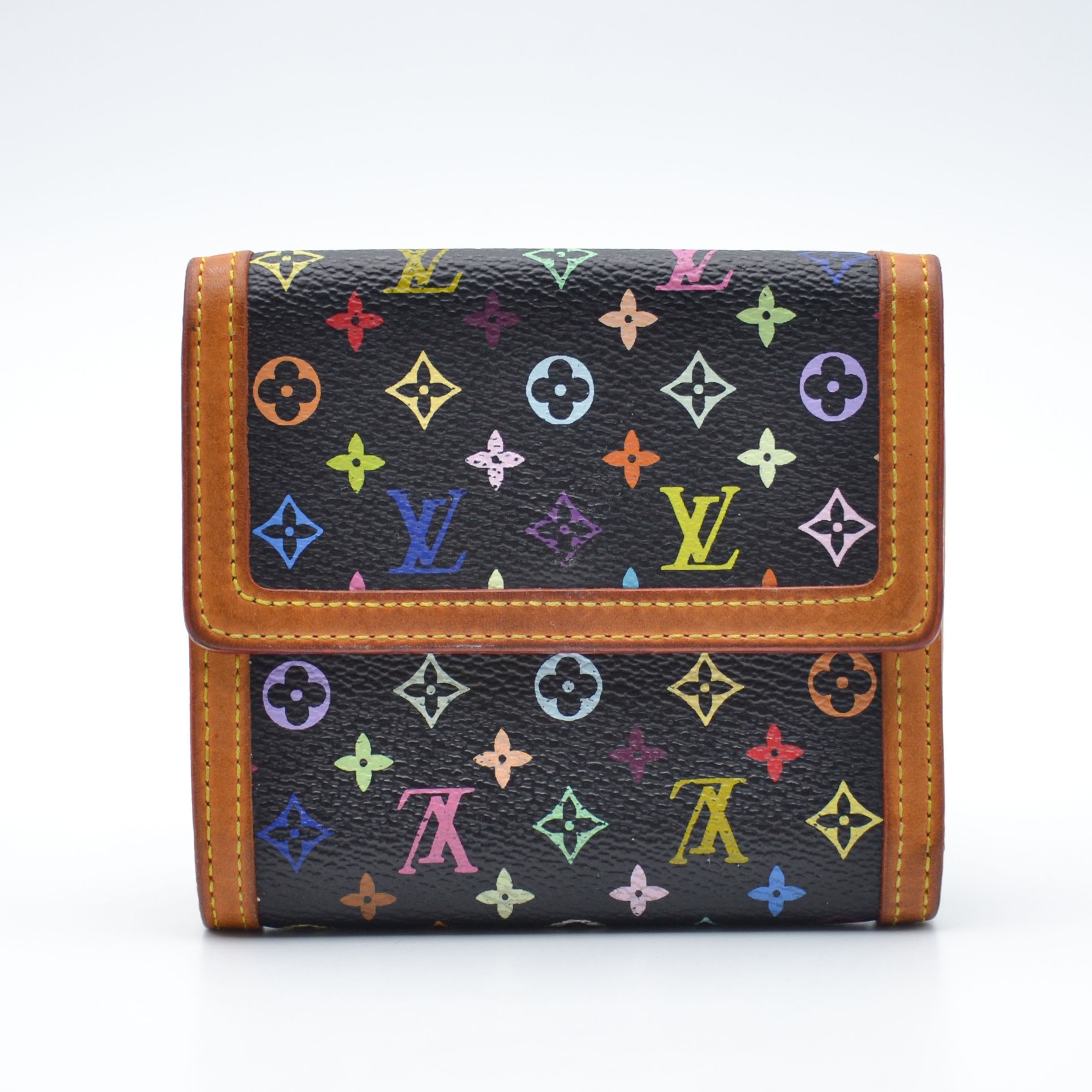 Louis Vuitton Murakami Multicolour Black Wallet