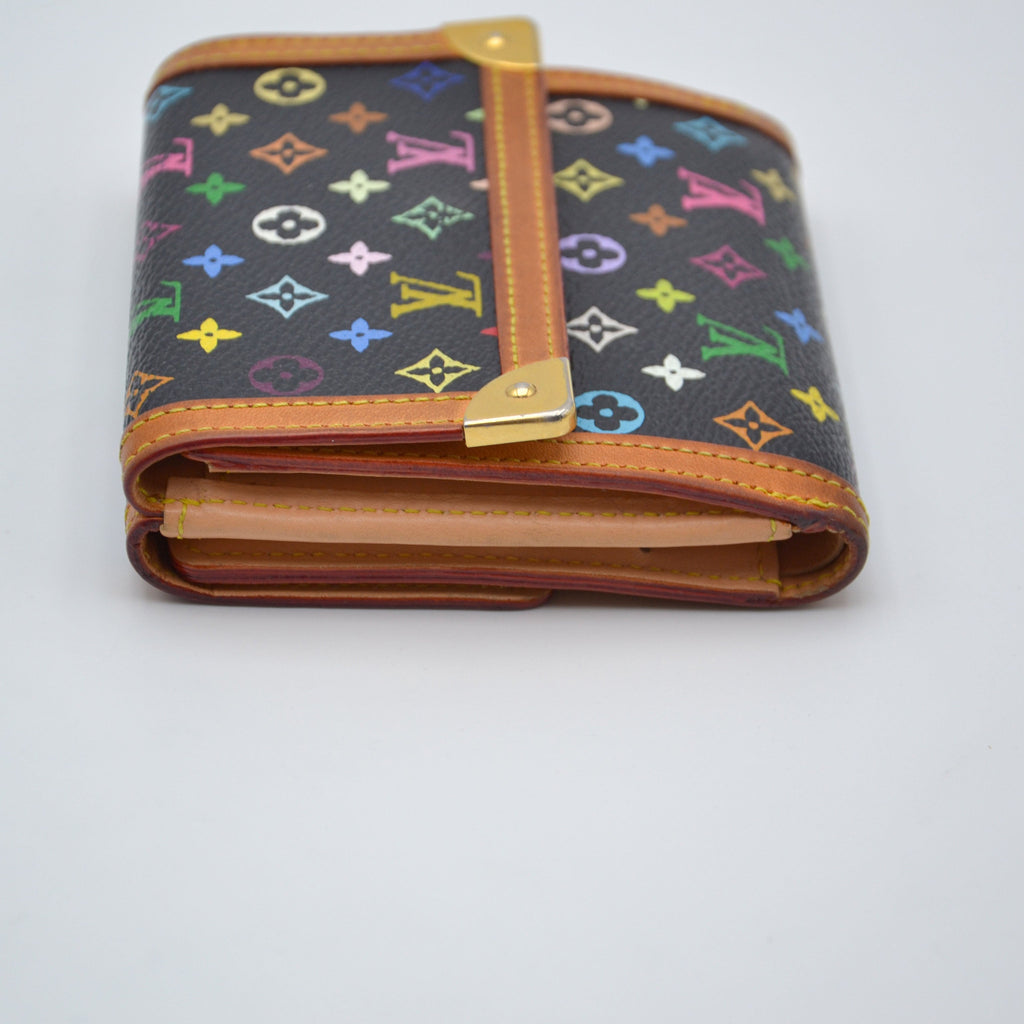 Louis Vuitton Murakami Multicolour Black Wallet