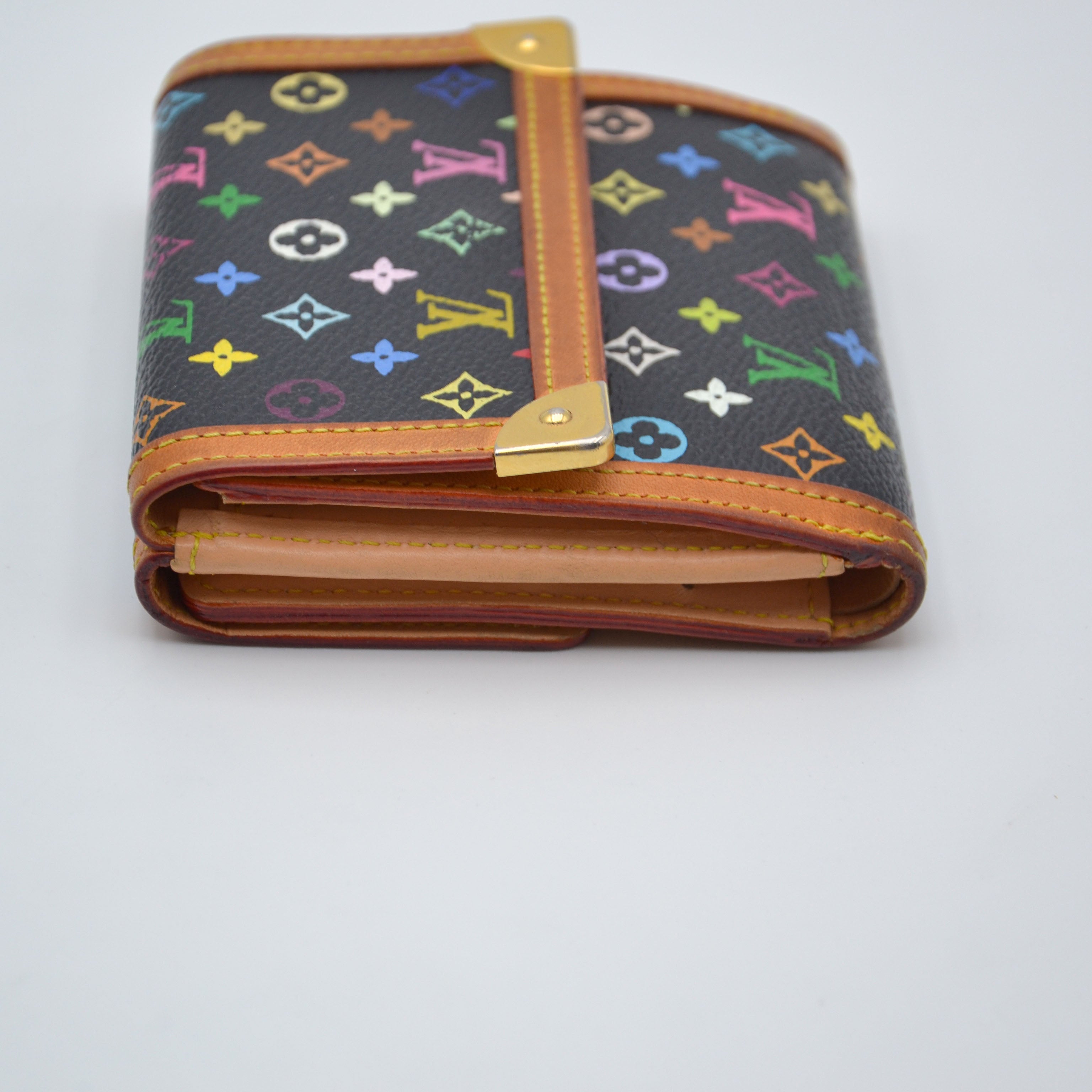 Louis Vuitton Murakami Multicolour Black Wallet