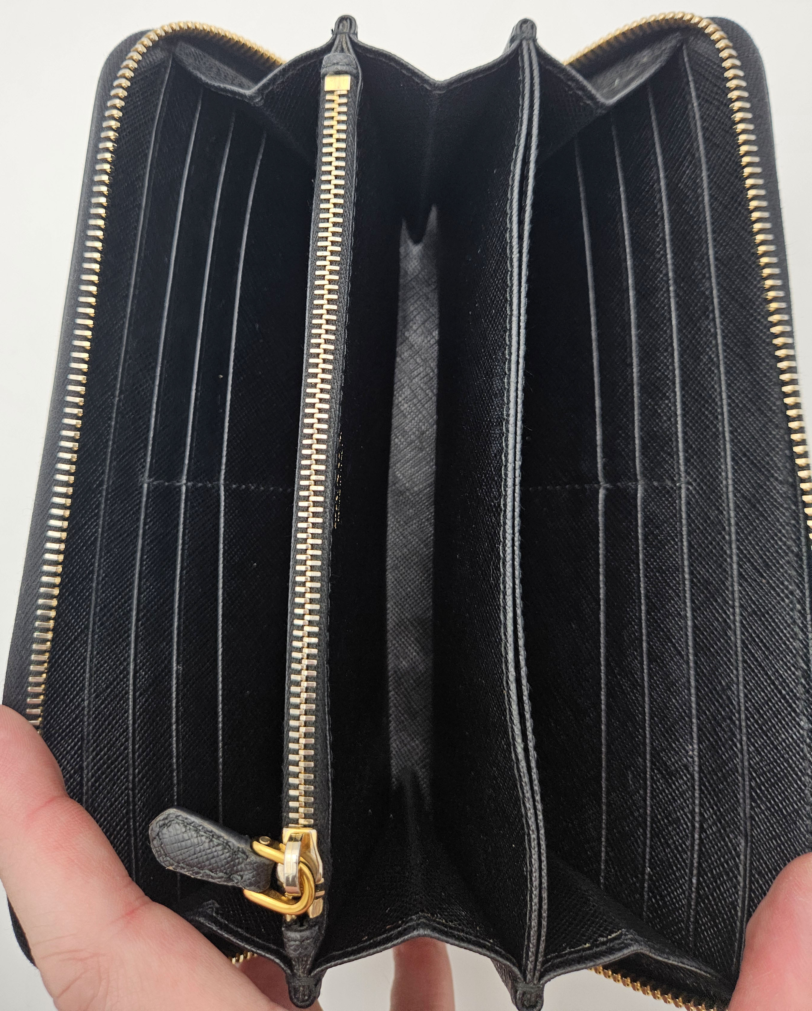 Long Prada Saffiano Leather Wallet