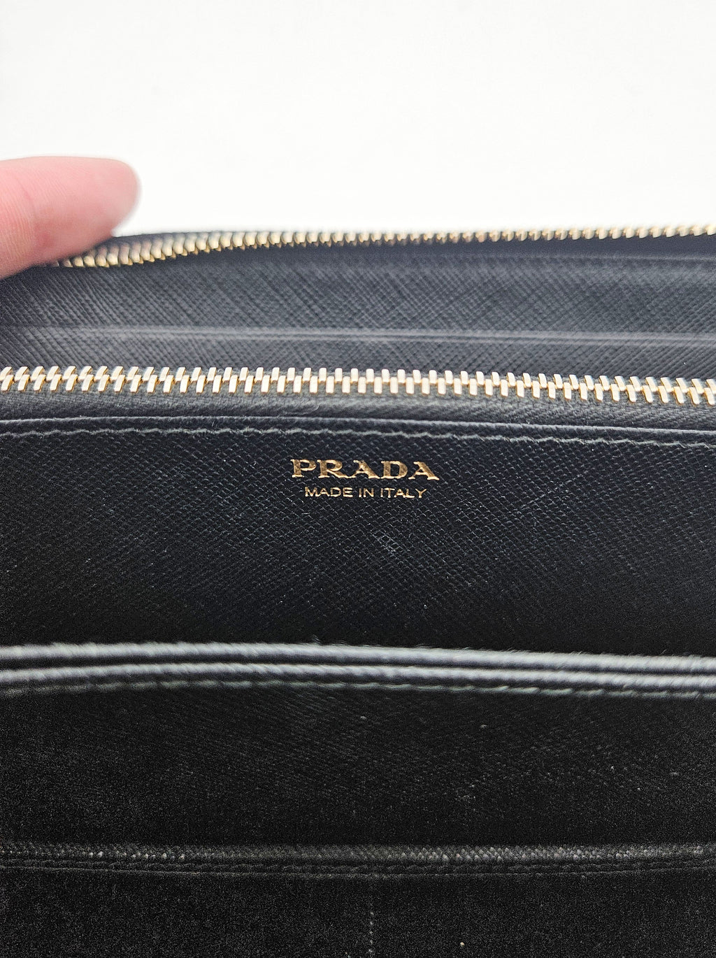 Long Prada Saffiano Leather Wallet