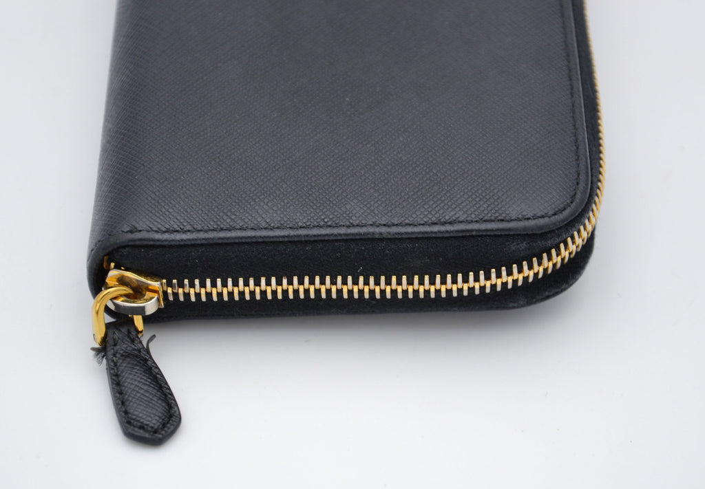 Long Prada Saffiano Leather Wallet