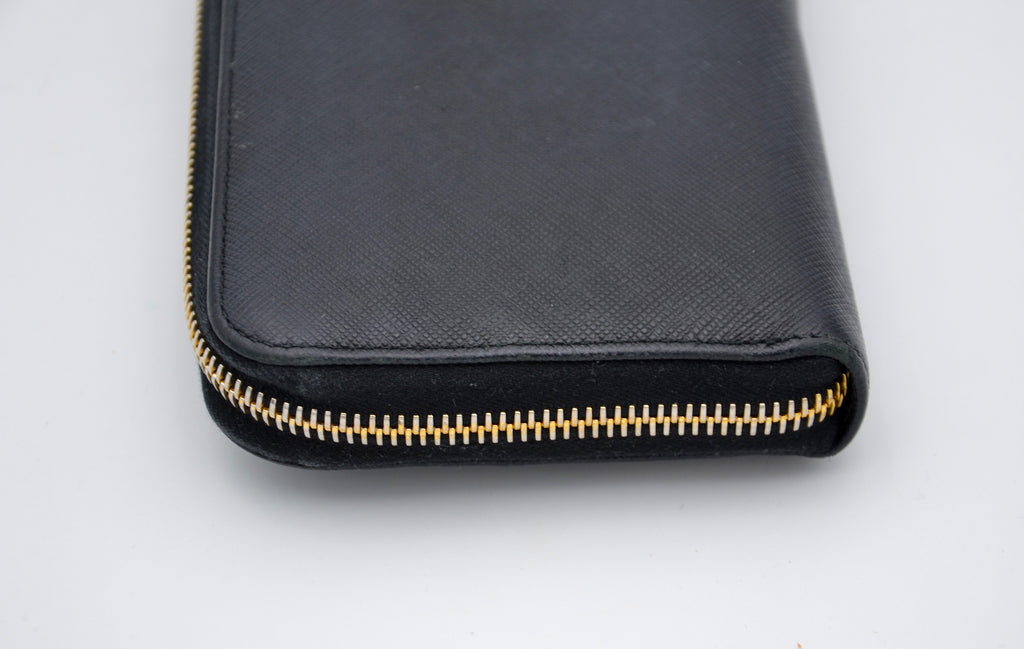 Long Prada Saffiano Leather Wallet