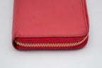 Prada Zipped Wallet In Saffiano Leather
