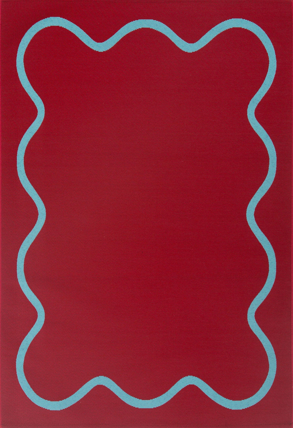 Positano - Tapis D'Extérieur - Polypropylène/Polyester - Bordeaux