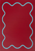 Positano - Tapis D'Extérieur - Polypropylène/Polyester - Bordeaux