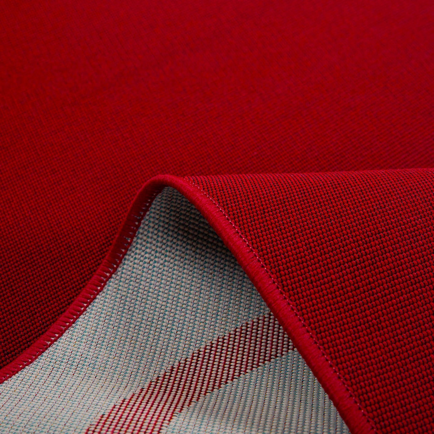 Positano - Tapis D'Extérieur - Polypropylène/Polyester - Bordeaux