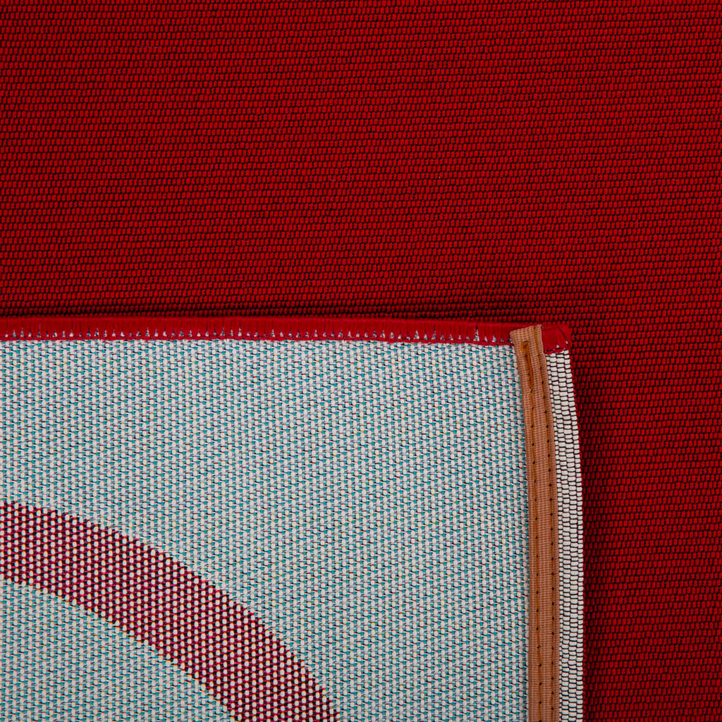 Positano - Tapis D'Extérieur - Polypropylène/Polyester - Bordeaux