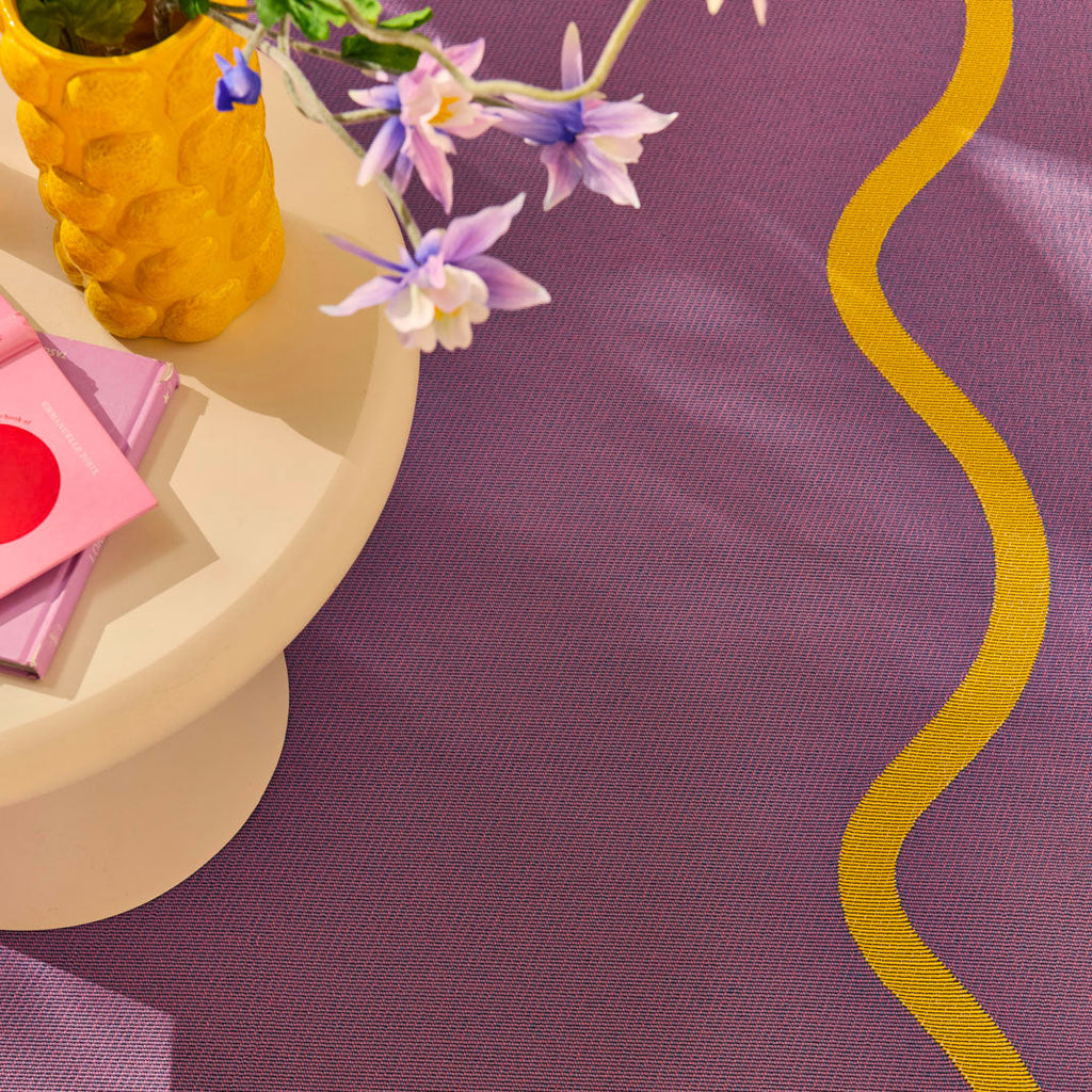 Positano - Tapis D'Extérieur - Polypropylène/Polyester - Violet