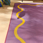 Positano - Tapis D'Extérieur - Polypropylène/Polyester - Violet