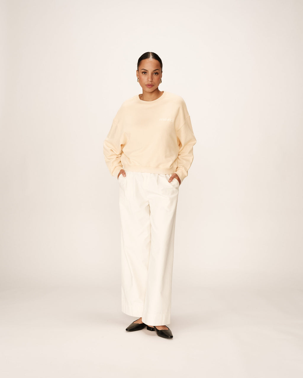 Sweatshirt Positive - Beige