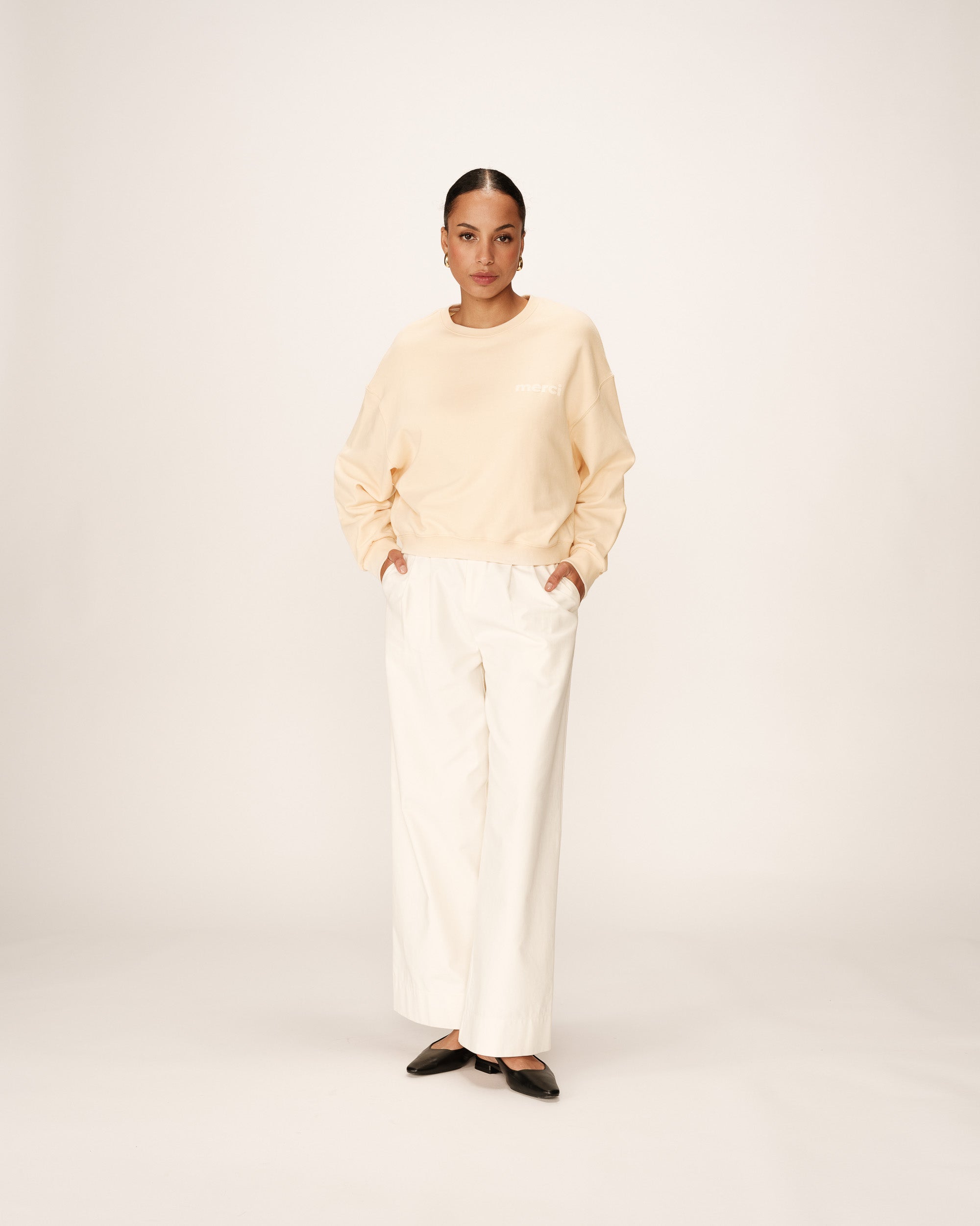 Sweatshirt Positive - Beige