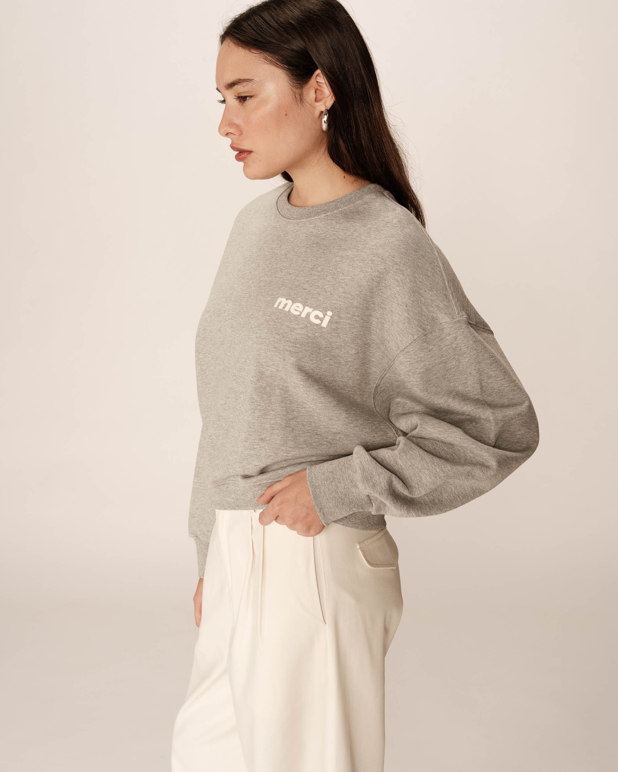 Sweatshirt Positive - Gris