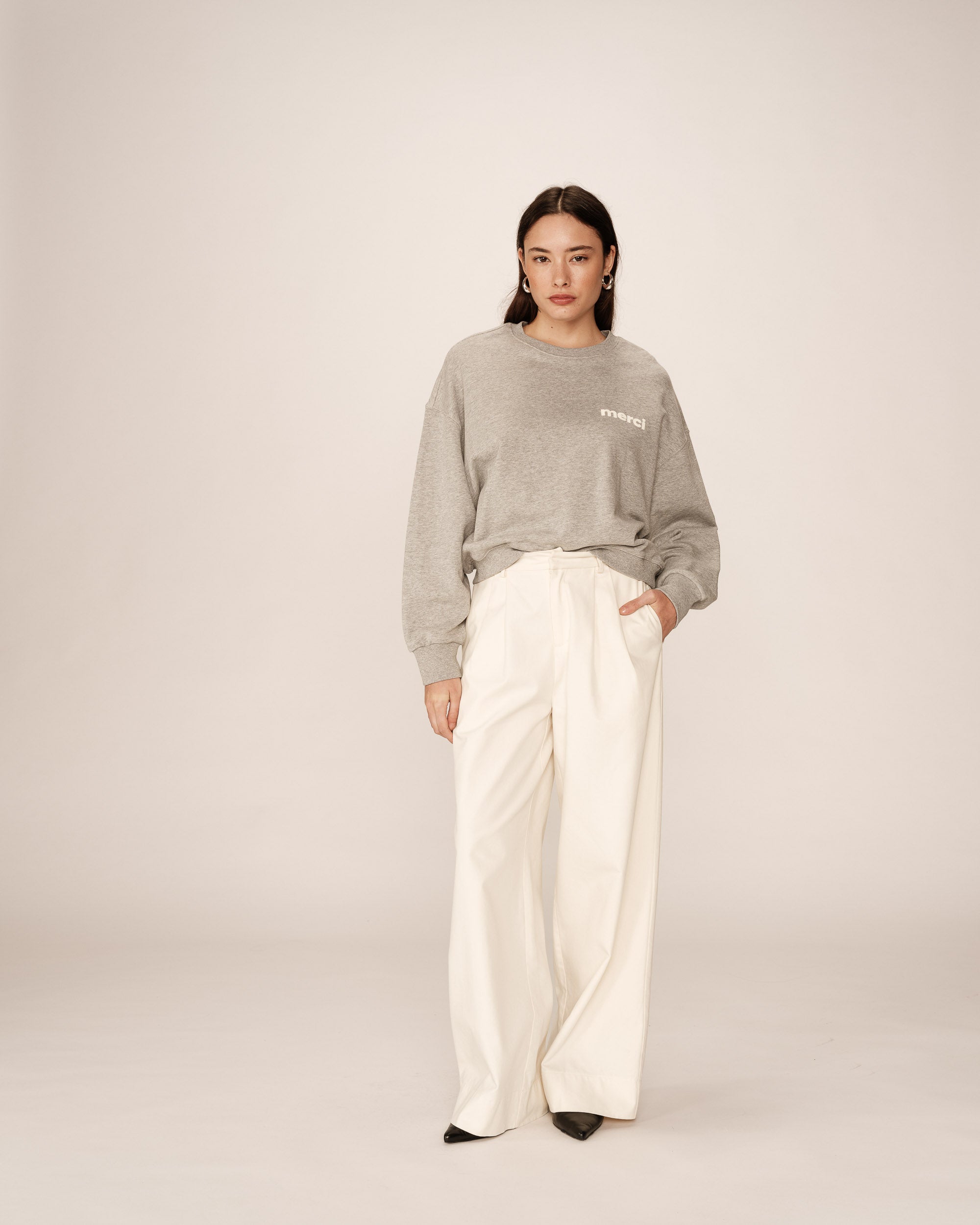 Sweatshirt Positive - Gris