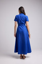 Robe Longue - Poti - Bleu