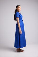 Robe Longue - Poti - Bleu