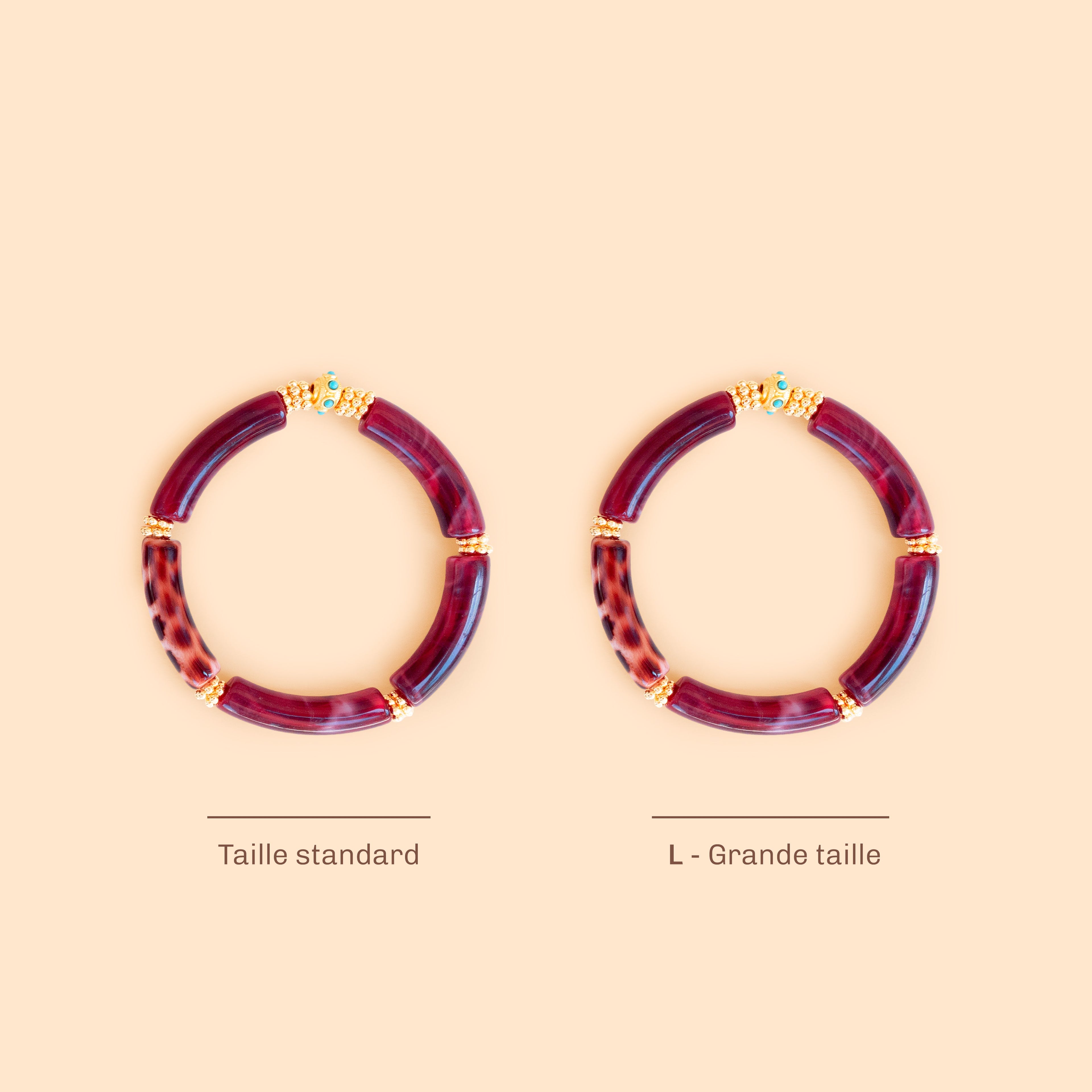 Bracelet Juhu - Monochrome Pourpre