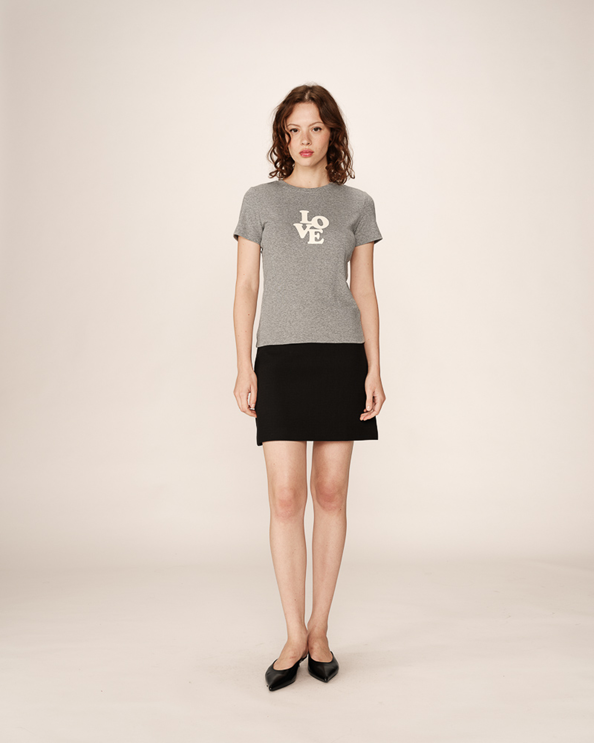 T-Shirt Poussin - Gris