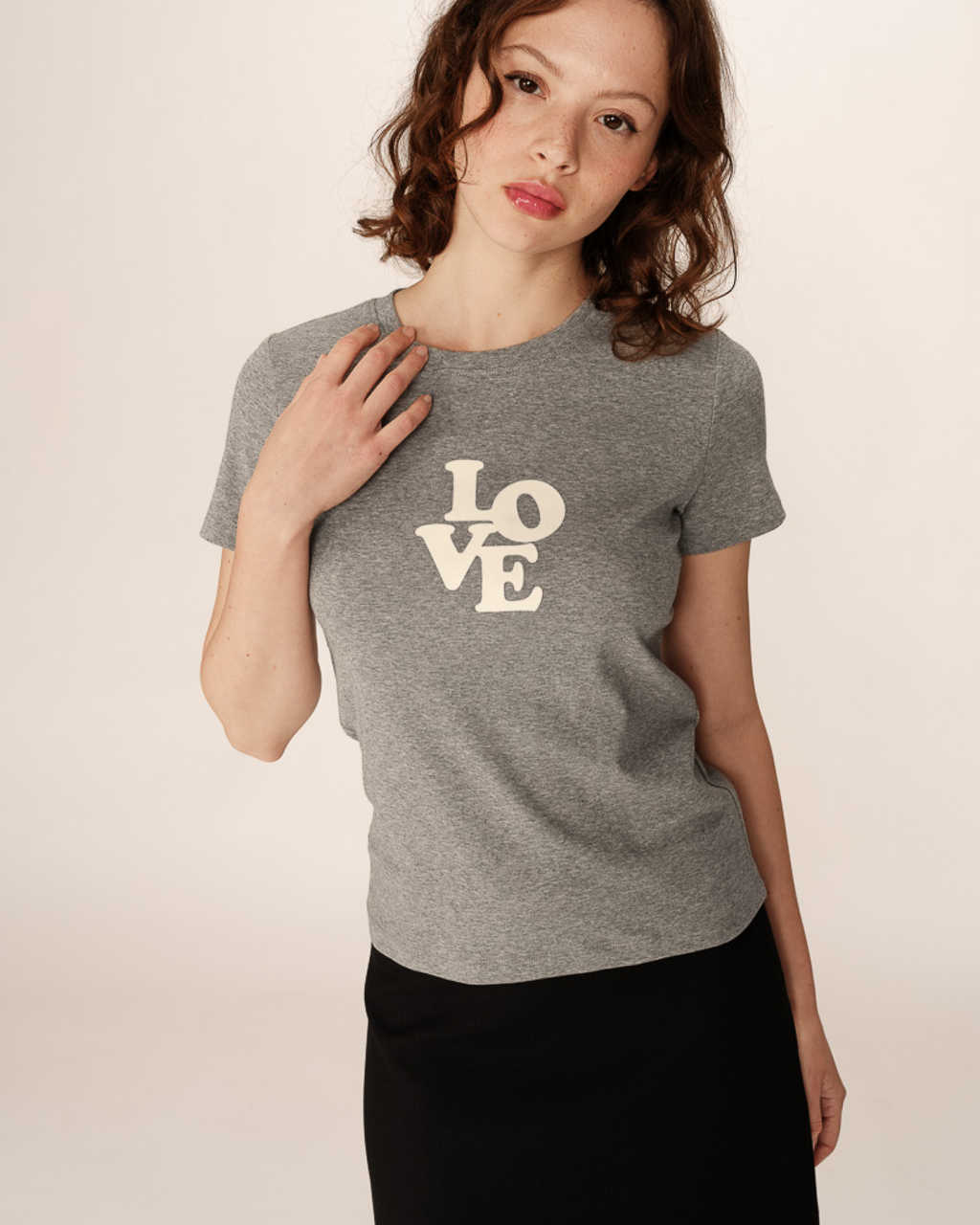 T-Shirt Poussin - Gris