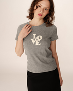T-Shirt Poussin - Gris