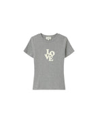 T-Shirt Poussin - Gris