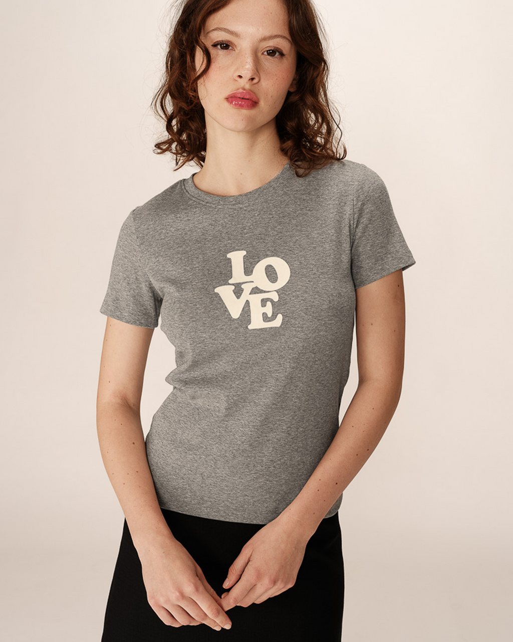 T-Shirt Poussin - Gris