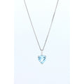 "Royalia" Pendant, Diamonds 0.009/4, Topaz