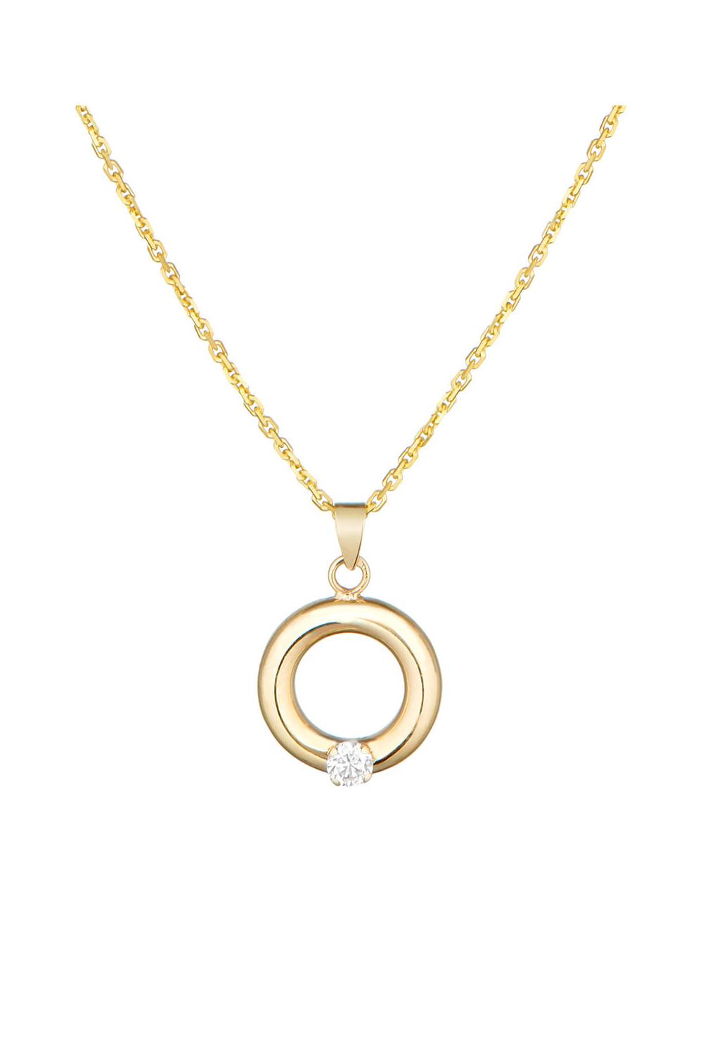 “Golden Circle” Pendant 375/1000 Yellow Gold