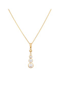 Pendentif "Brillants Pendants" Or Jaune 375/1000