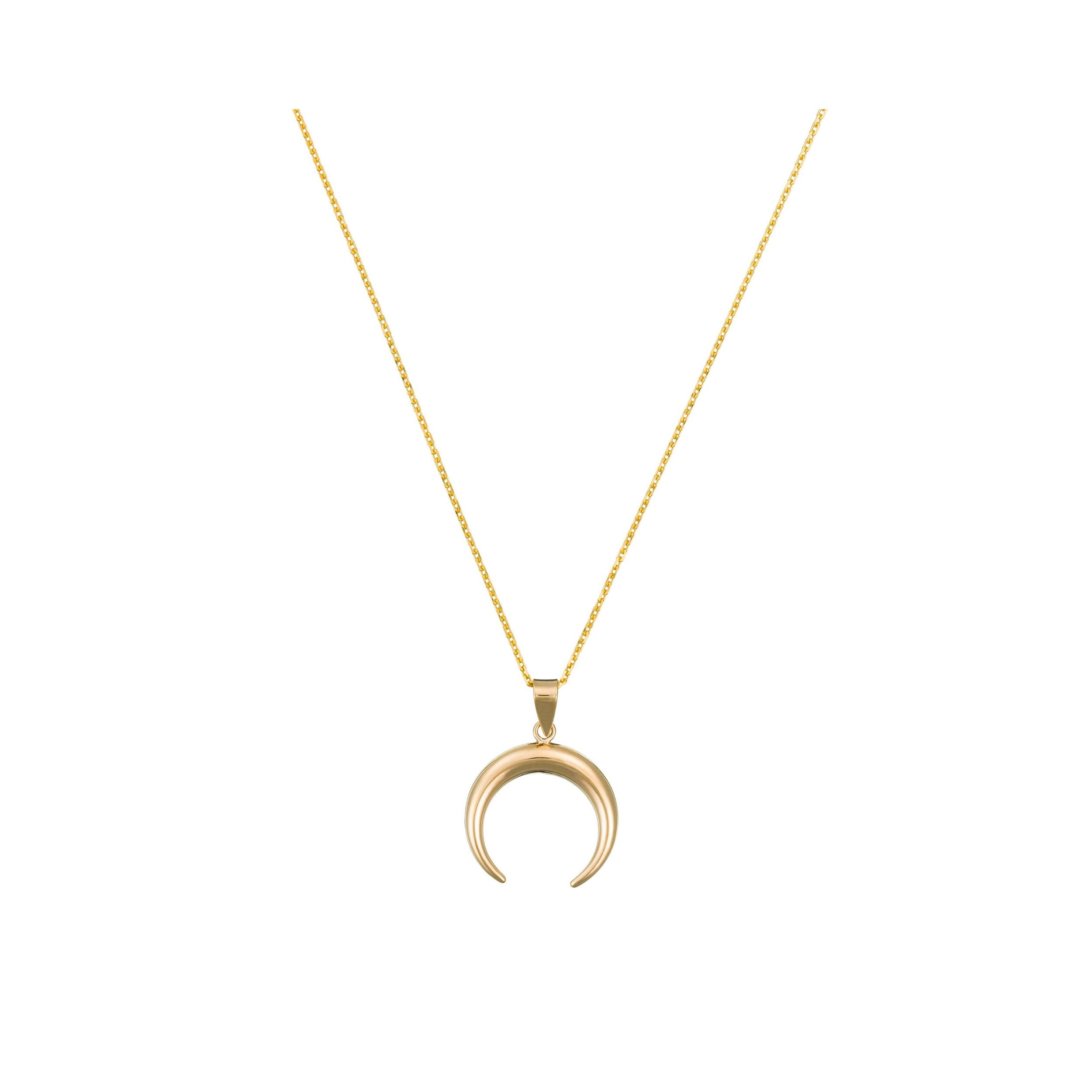 “Half Moon” Pendant 375/1000 Yellow Gold