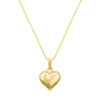 “Heart of Gold” Pendant 375/1000 Yellow Gold