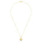“Heart of Gold” Pendant 375/1000 Yellow Gold