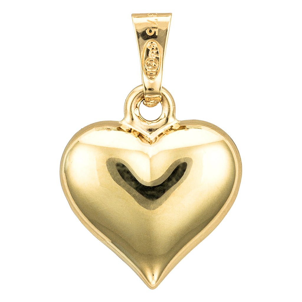 “Heart of Gold” Pendant 375/1000 Yellow Gold
