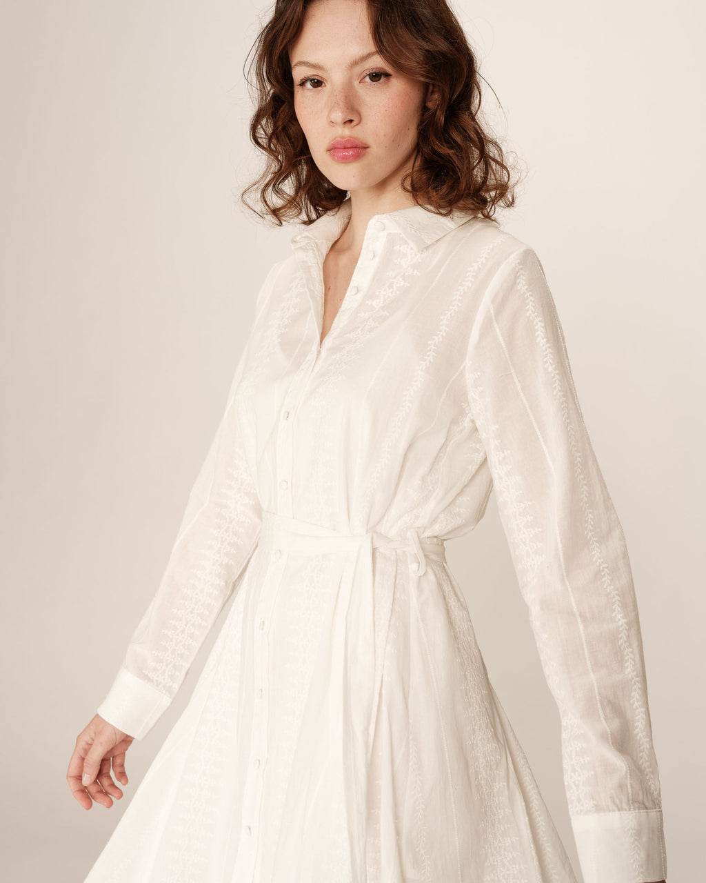Robe Courte Praline - Ecru