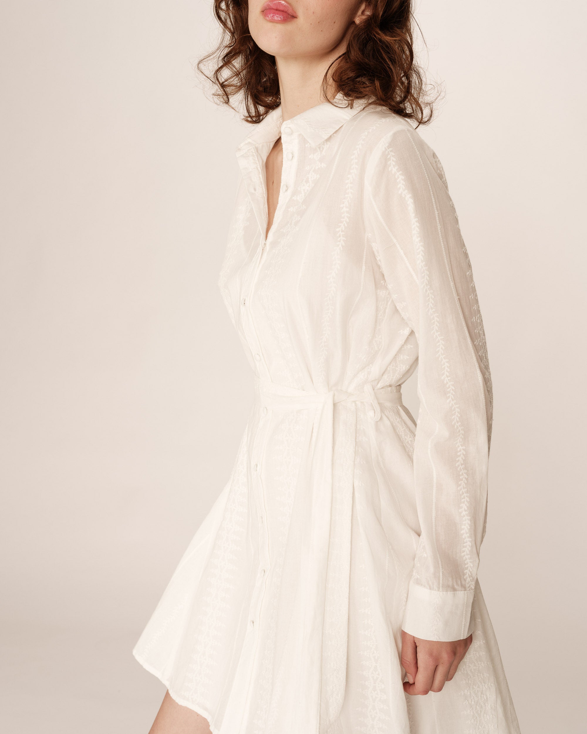 Robe Courte Praline - Ecru