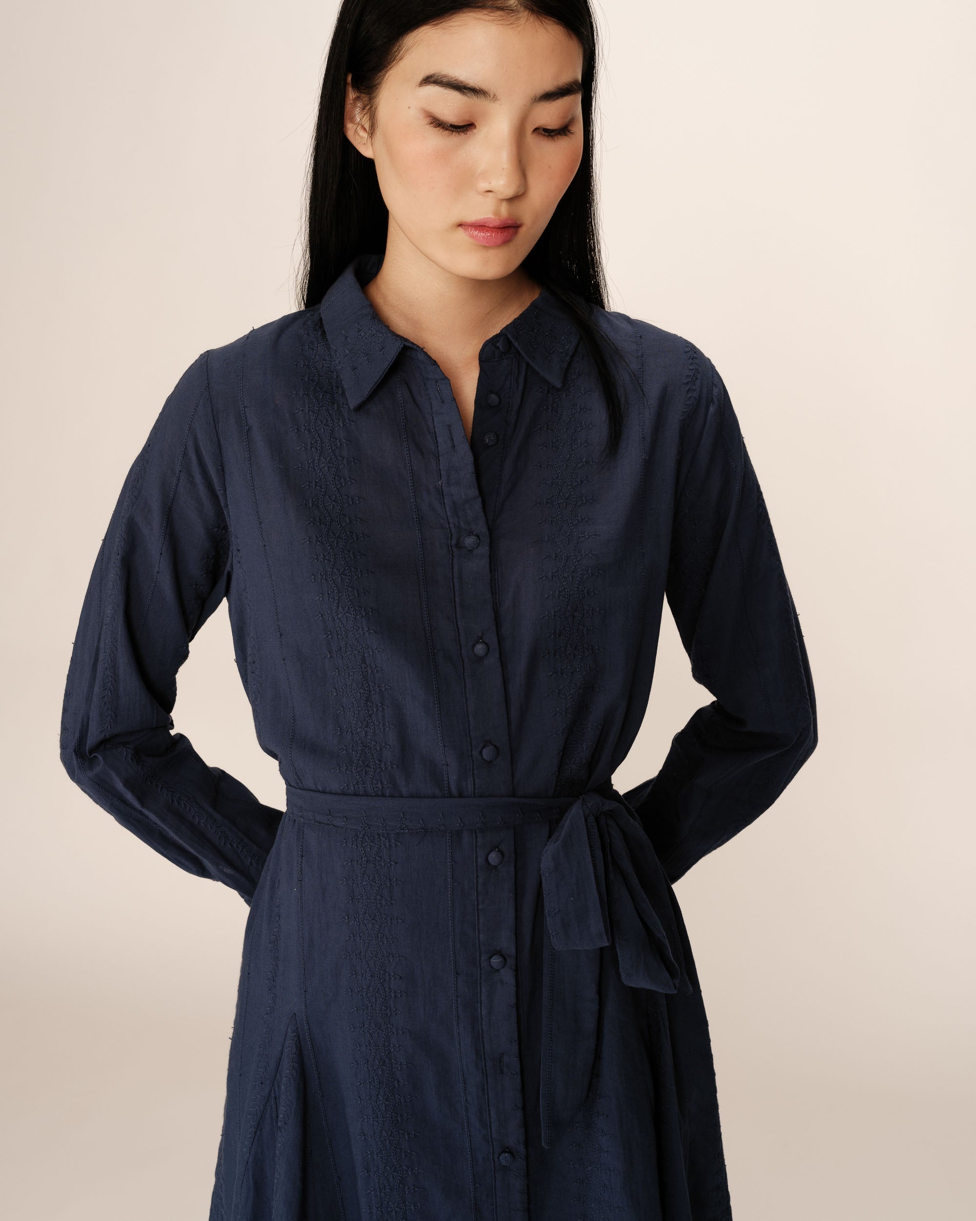 Praline Short Dress - Navy