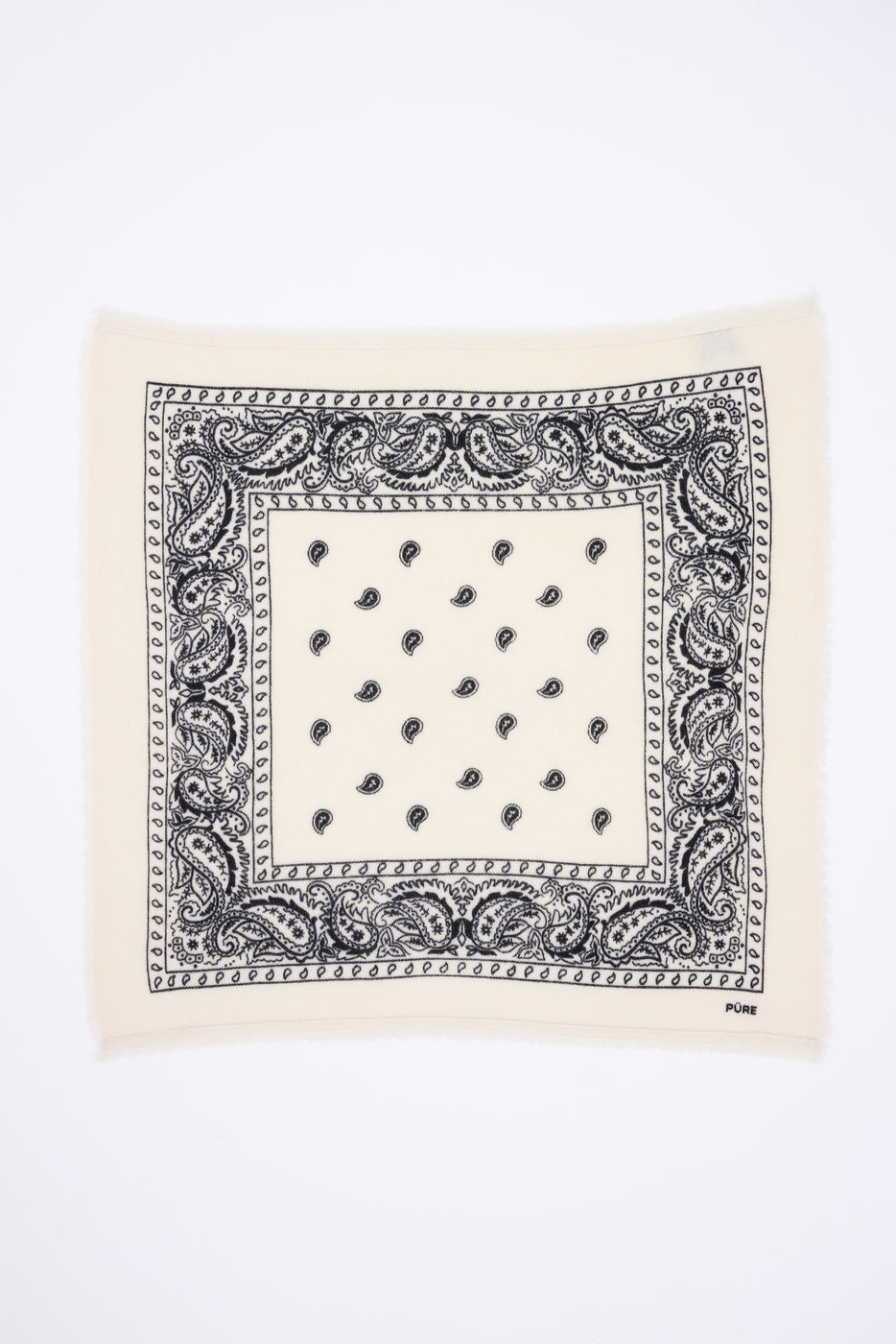 Petit Bandana Presley - Blanc Noir - Homme