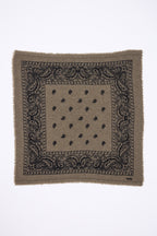 Bandana pequeño Presley - Caqui jaspeado estampado negro - Niño