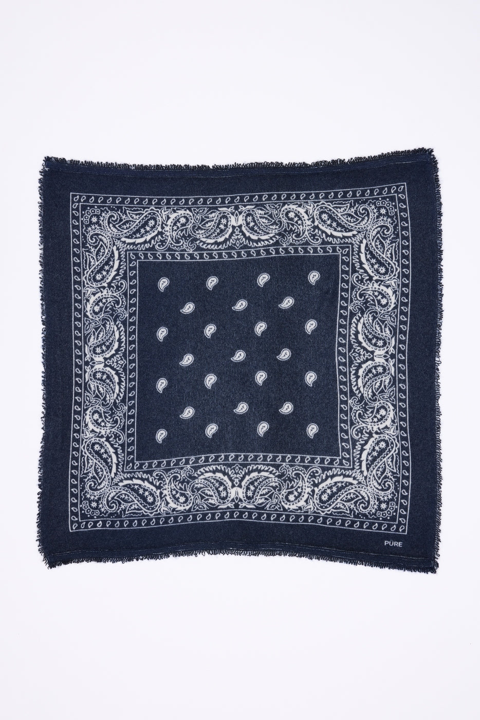 Small Presley Bandana - Navy White - Men